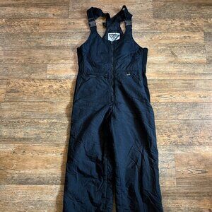 Lift Seven Black Womens Ski Snowboard Snow Pants Overalls 16 Adjustable Straps